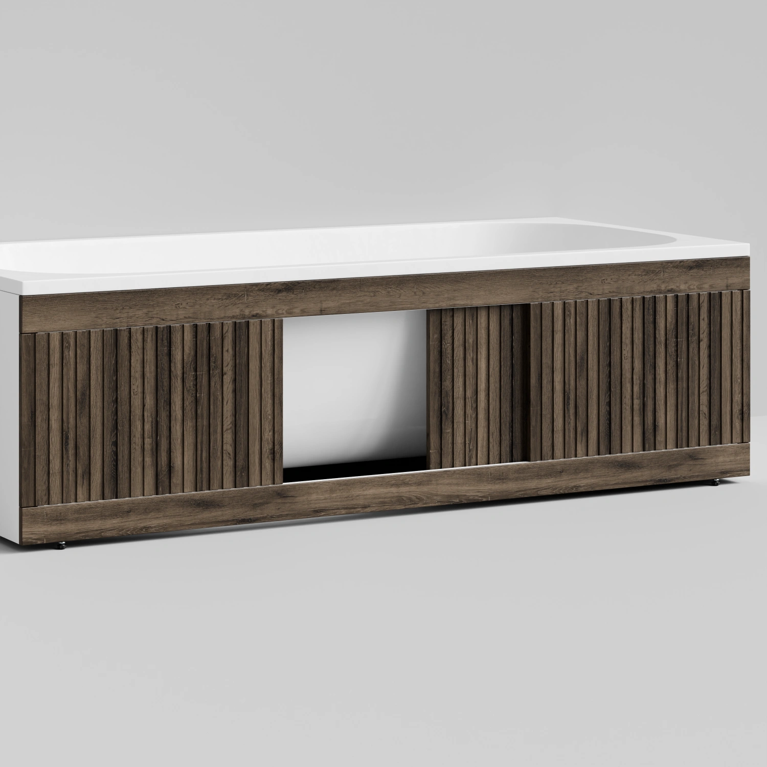 Экран под ванну Vod-ok Тач 180 раздвижной Дуб крымский коричневый от магазина Vanna-Vanna.ru!