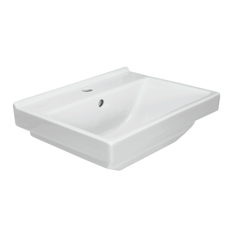 Тумба напольная SanStar Квадро 50 с раковиной Fest 50 белый от магазина Vanna-Vanna.ru!