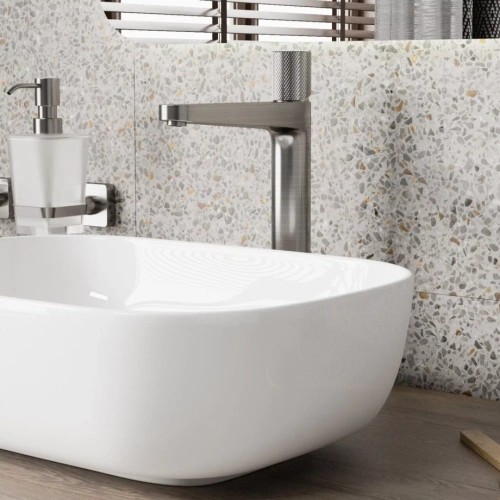 Смеситель для раковины WasserKraft Tauber 6403H никель от магазина Vanna-Vanna.ru!