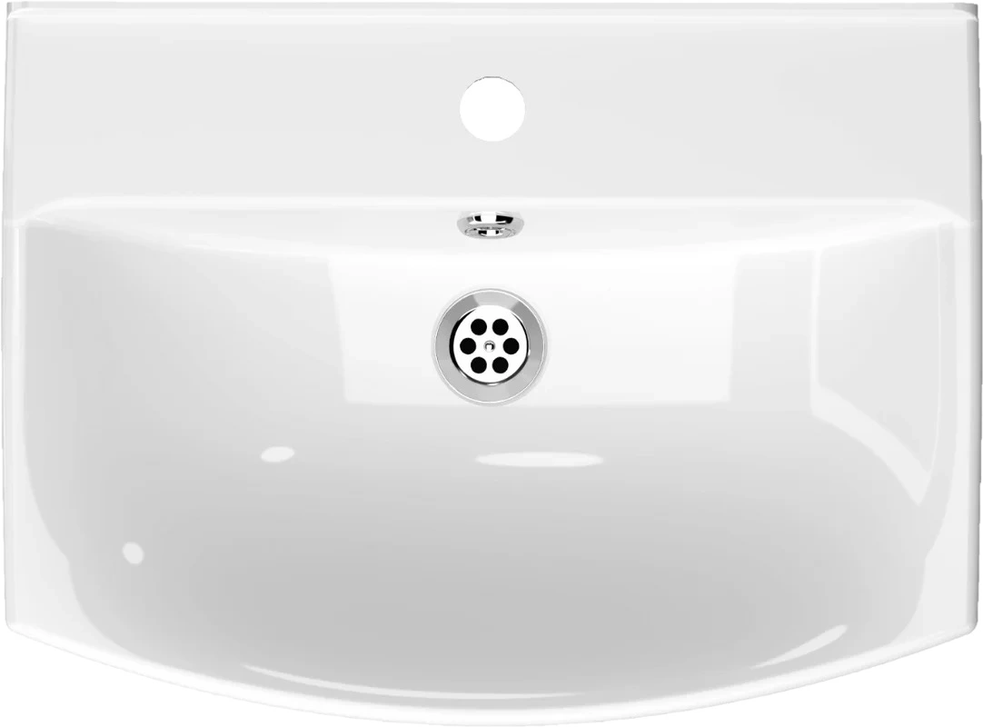 Тумба напольная SanStar Линни 55 с раковиной Клермонт 55, белая