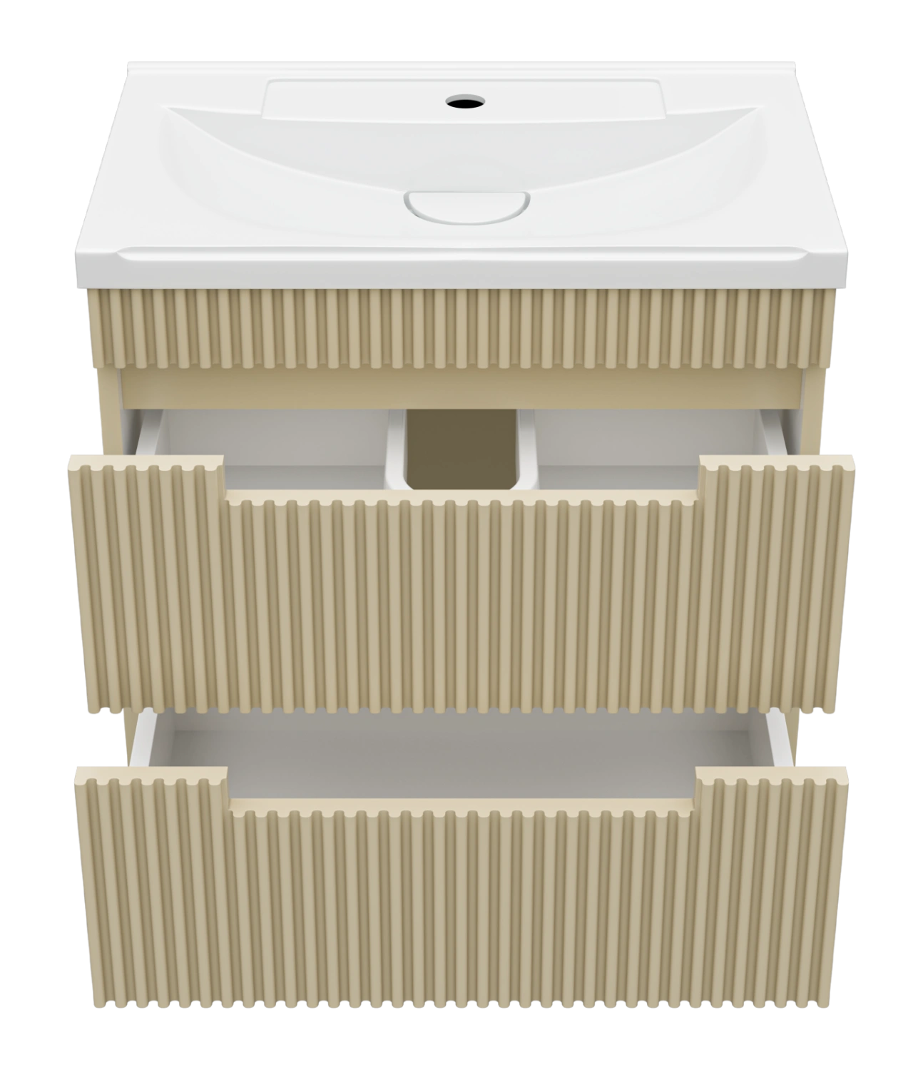 Тумба с раковиной Brevita Ariana 60 подвесная, капучино