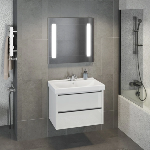Зеркало Comforty Жасмин-75 750*650 с подсветкой, бесконтактный сенсор от магазина Vanna-Vanna.ru!