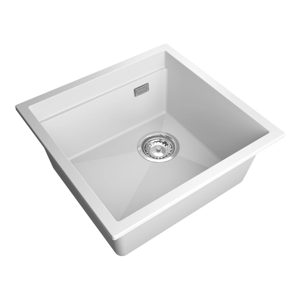 Кухонная мойка Rivelato LINO LN-454-R, иней от магазина Vanna-Vanna.ru!