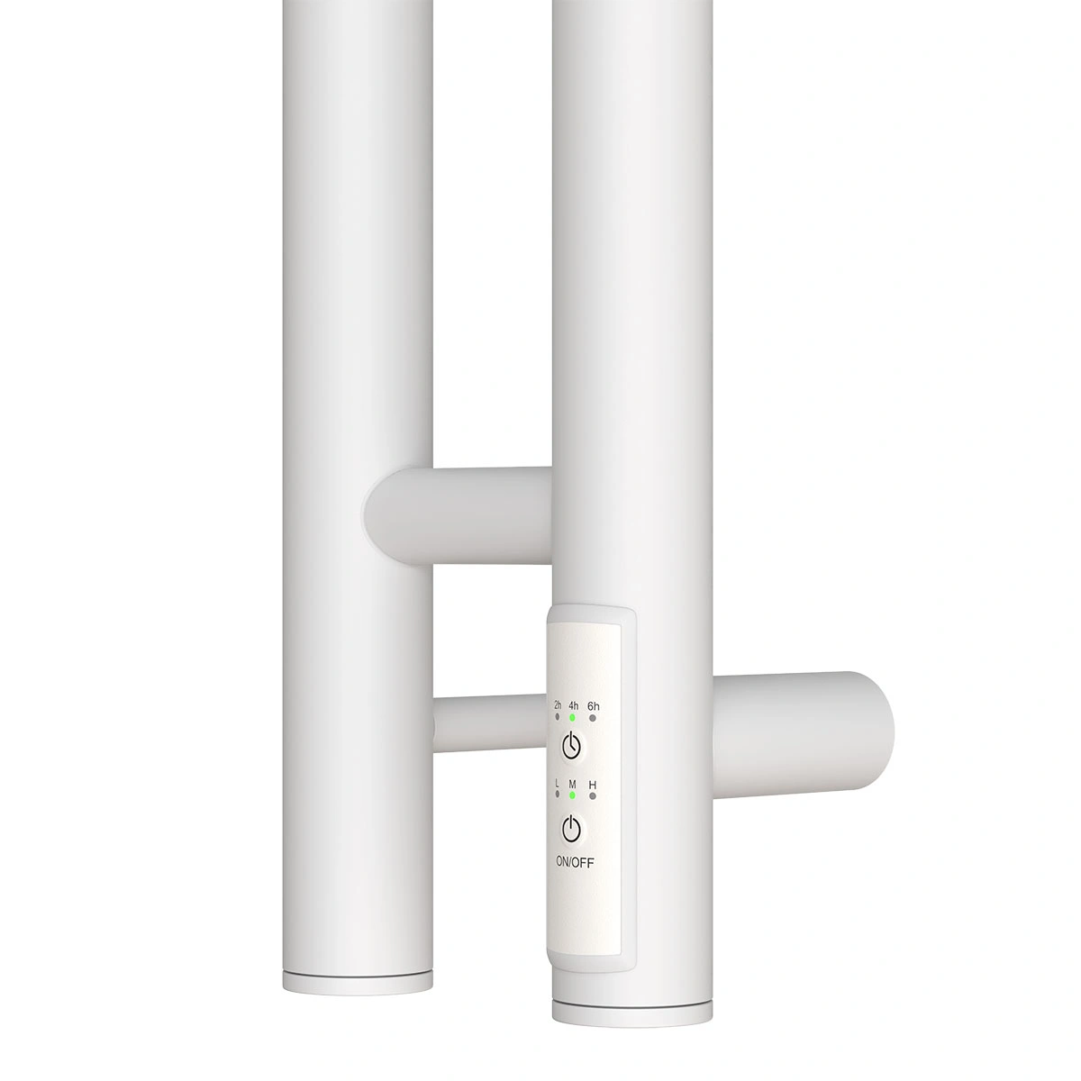 Полотенцесушитель электрический APEXTERMO Luna LN10121WM 1200x80 с крючками, белый матовый от магазина Vanna-Vanna.ru!