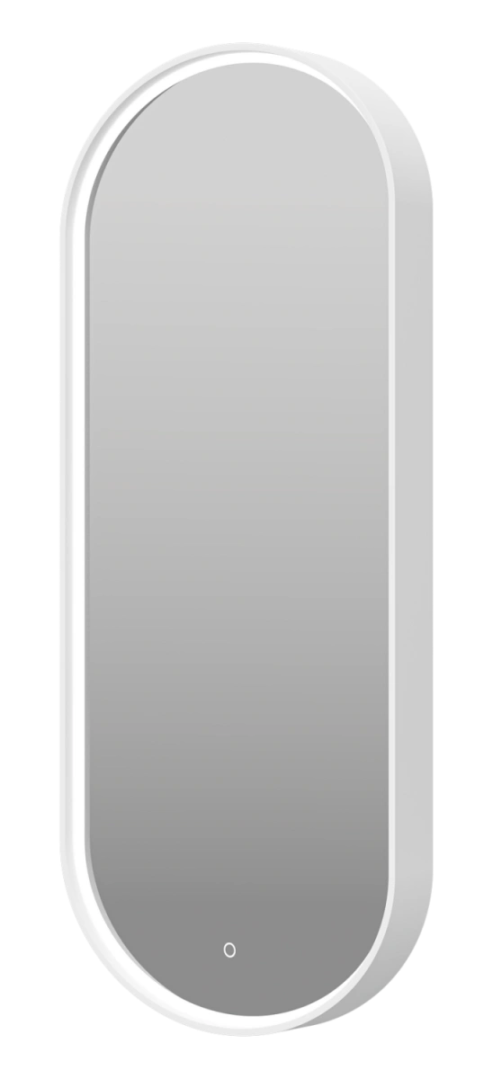 Зеркало Brevita Saturn 500x1150 свет, белый матовый от магазина Vanna-Vanna.ru!