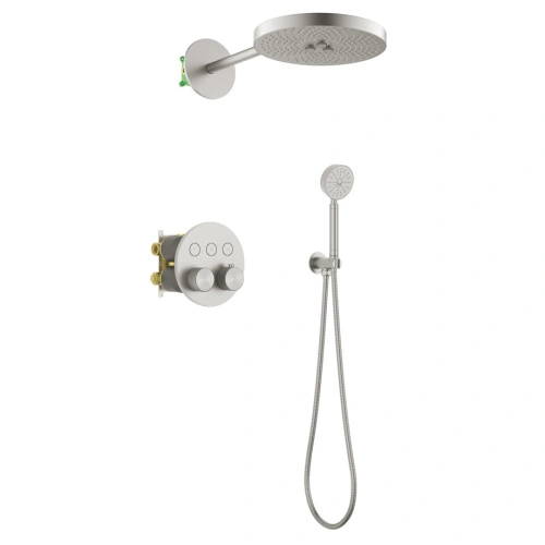 Душевая система встроенная с термостатом Timo Saona SX-2308/13SM никель
