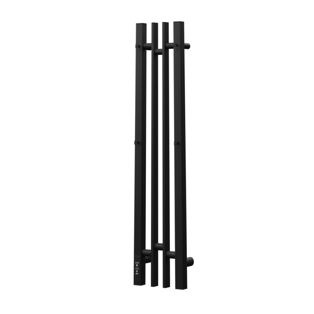 Полотенцесушитель электрический APEXTERMO Delta DL10182BM 800x140 с крючками, черный матовый от магазина Vanna-Vanna.ru!