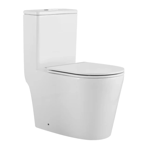 Унитаз SantiLine SL-5029 напольный, безободковый, торнадо, белый от магазина Vanna-Vanna.ru!