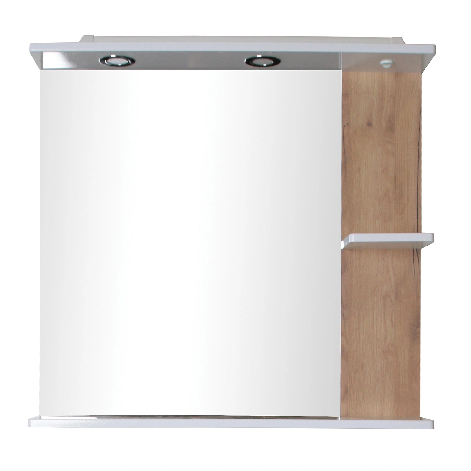 Мебель для ванной Асб-мебель Альпина 80 комплект, напольный, белый/дуб золотой от магазина Vanna-Vanna.ru!