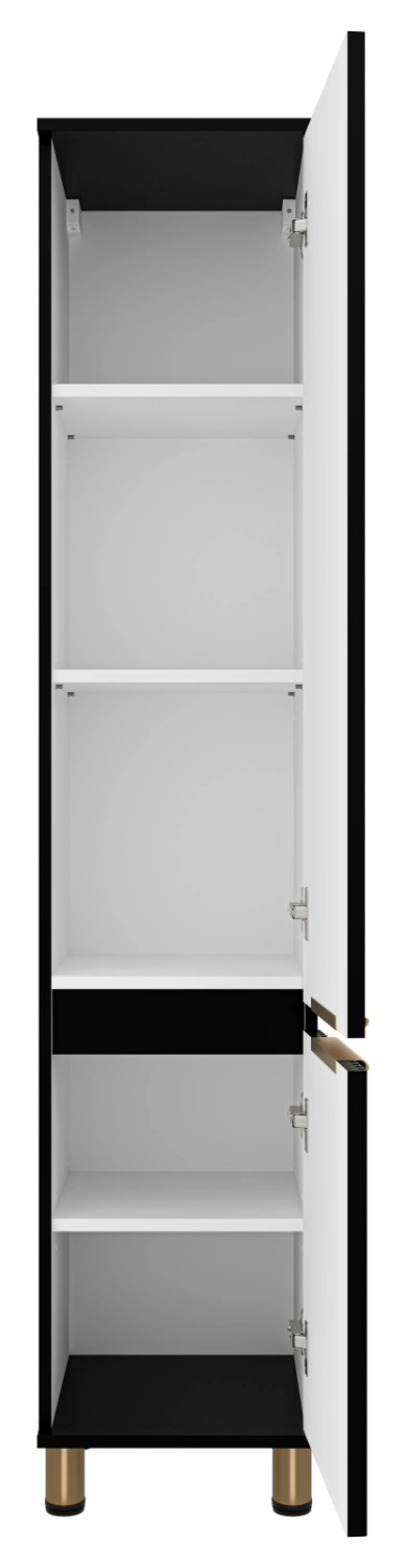 Пенал Brevita Enfida 35 напольный/подвесной, R, черный от магазина Vanna-Vanna.ru!