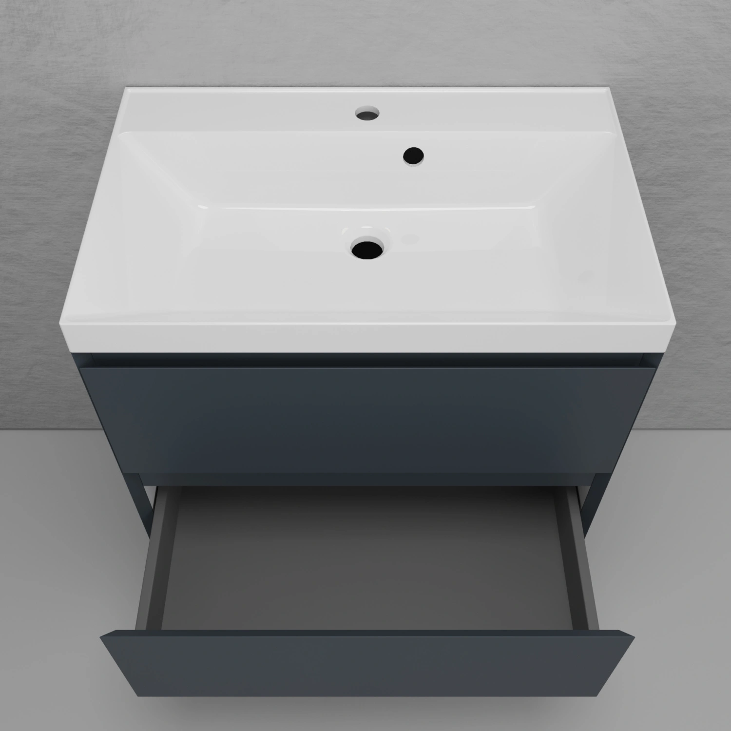 Тумба подвесная Style Line Манхэттен 70 Эмаль, с раковиной Asti 70 белый, графит от магазина Vanna-Vanna.ru!