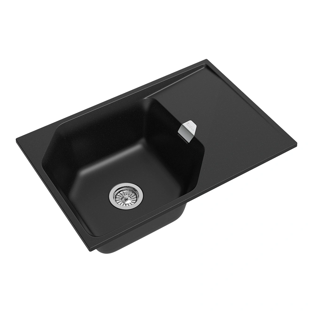 Кухонная мойка Rivelato LOCUS LS-75, черный от магазина Vanna-Vanna.ru!