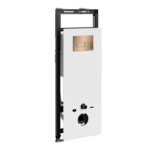 Инсталляция WasserKraft Salm 27TLT.010.ME.WH.RG03 для подвесного унитаза, с кнопкой от магазина Vanna-Vanna.ru!