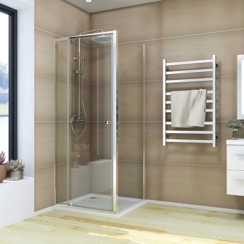 Душевой угол Veconi Rovigo RV-026, 1200х700х1950, хром, стекло прозрачное от магазина Vanna-Vanna.ru!