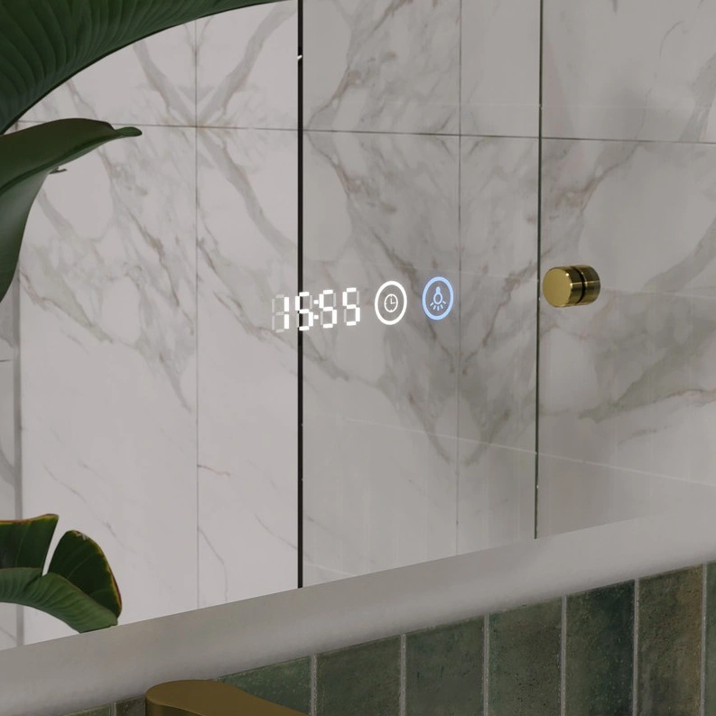 Зеркало-шкаф EQUIL Desert 57 с подсветкой, L, амарок