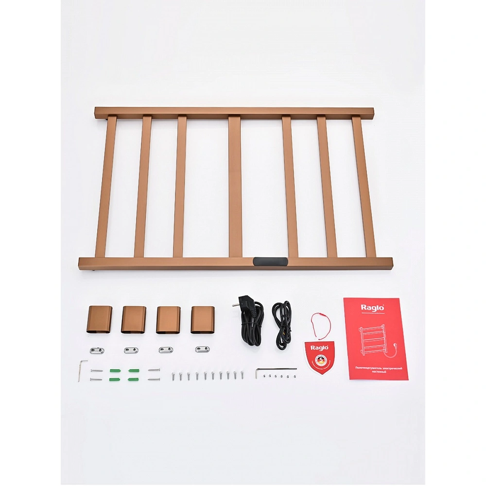 Полотенцесушитель электрический RAGLO R350.07.33 сенсорный с терморегулятором, матовая медь от магазина Vanna-Vanna.ru!