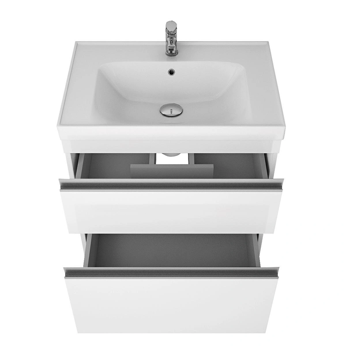 Тумба с раковиной напольная Dreja Grace Plus 70 см, белый от магазина Vanna-Vanna.ru!