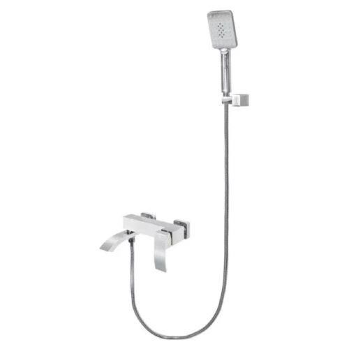 Смеситель для ванны Grocenberg GB8007WC, белый, хром от магазина Vanna-Vanna.ru!