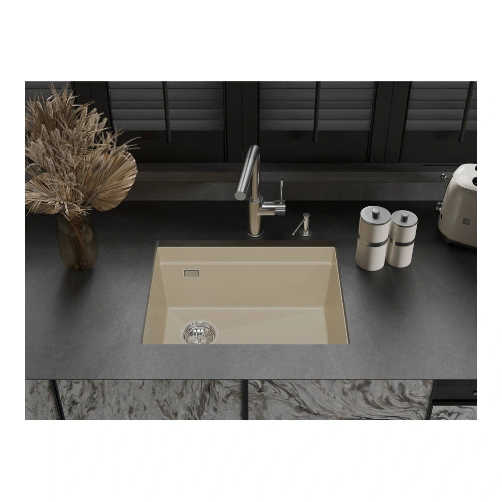 Кухонная мойка Rivelato LINO LN-554-L, темно-бежевый от магазина Vanna-Vanna.ru!