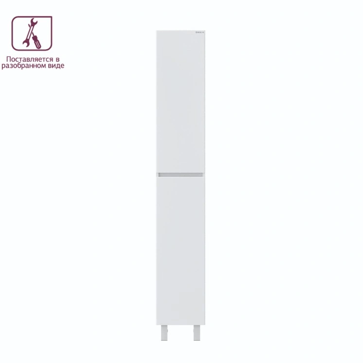 Пенал Onika Элита 30 L/R напольный, белый, универсальный, (разборный) от магазина Vanna-Vanna.ru!