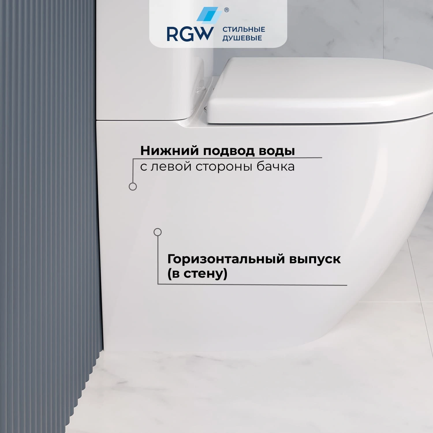 Унитаз напольный RGW SW-03 белый (370х640х865) от магазина Vanna-Vanna.ru!