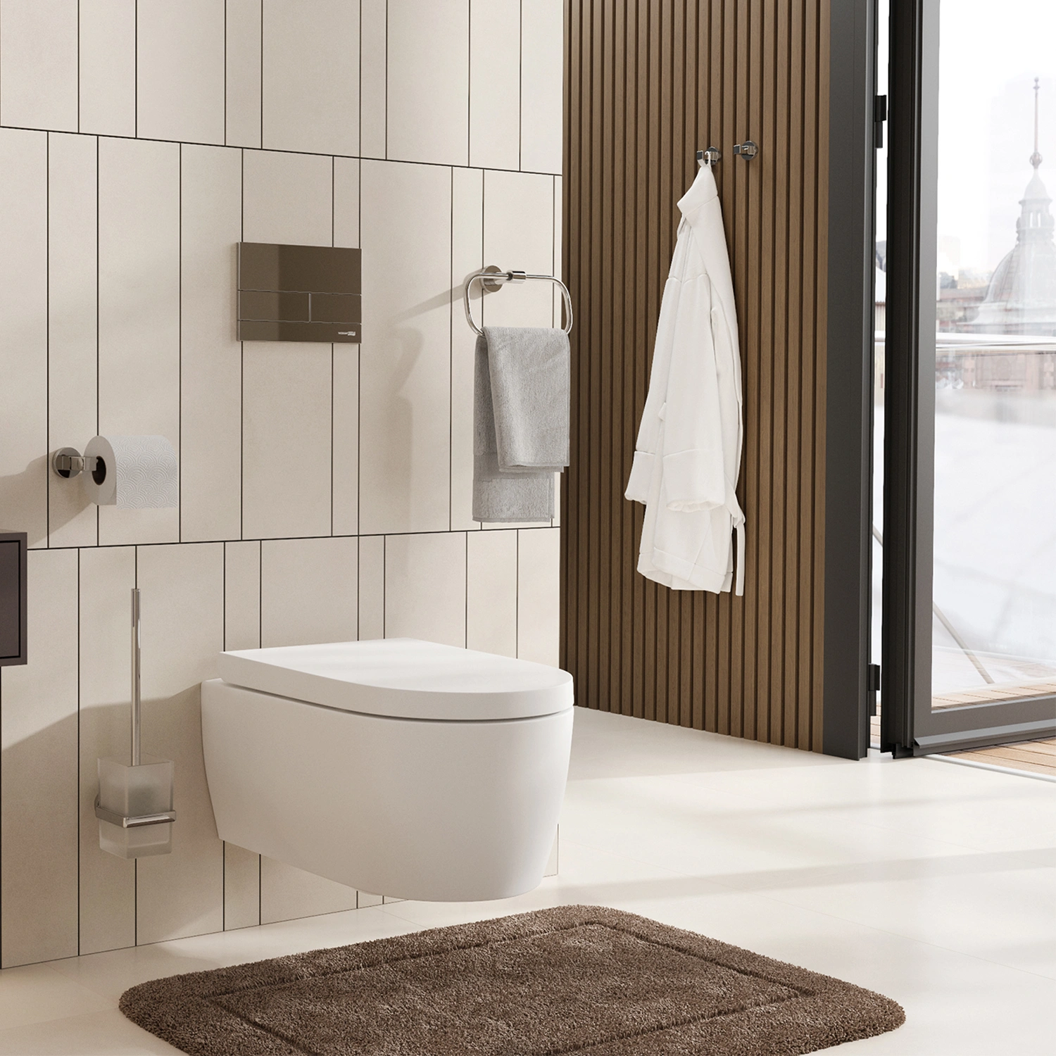 Ершик для унитаза WasserKRAFT Mosel K-46627 от магазина Vanna-Vanna.ru!