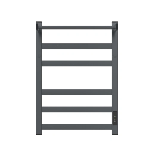 Полотенцесушитель электрический APEXTERMO Terra TR11164GF 600x400 с крючками и полкой, графит металлик от магазина Vanna-Vanna.ru!