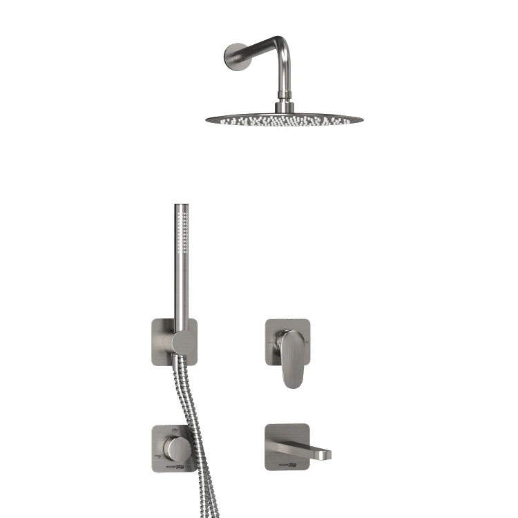Душевой комплект WasserKRAFT Spree A1451.273.274.097.121.275.100.276 никель от магазина Vanna-Vanna.ru!