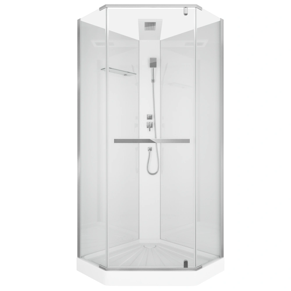 Душевая кабина Ceruttispa CHIKA901T без крыши (90x90x215-225) от магазина Vanna-Vanna.ru!