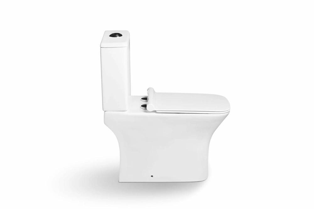 Унитаз SantiLine SL-5023 напольный, безободковый, белый от магазина Vanna-Vanna.ru!