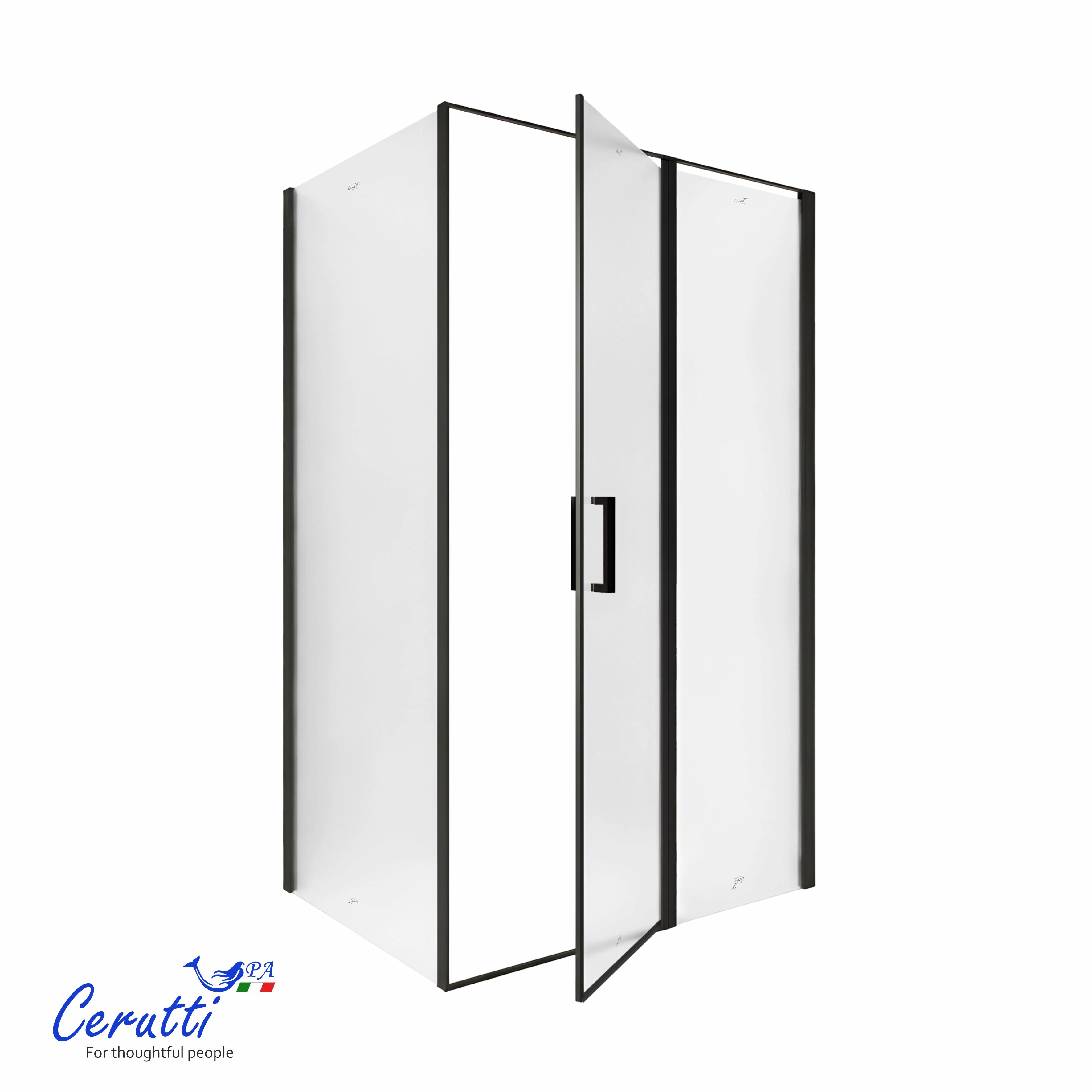 Душевое ограждение Ceruttispa ВИКТОРИЯ (VICTORIA) 120BF R (120x90x195) от магазина Vanna-Vanna.ru!