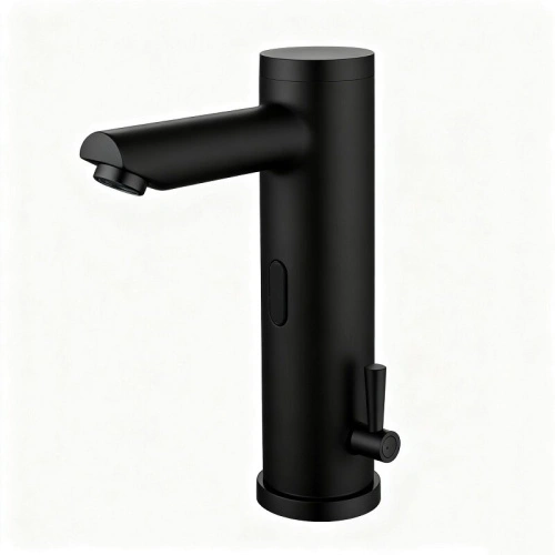 Смеситель для раковины SantiLine SL-9025MB PHOTOCELL, сенсорный, черный матовый от магазина Vanna-Vanna.ru!