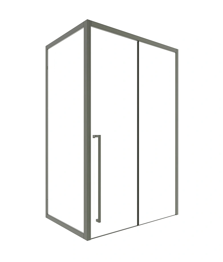 Душевой уголок Timo TDSS-150/13C-8L + TSS-1000/13C-8, 150x100 см, профиль никель, стекло прозрачное от магазина Vanna-Vanna.ru!