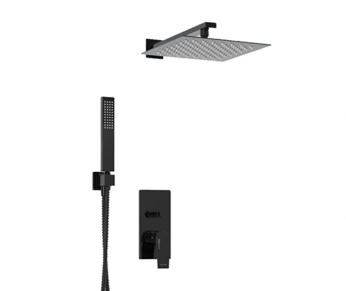 Душевой комплект WasserKraft A66209 черный глянец от магазина Vanna-Vanna.ru!