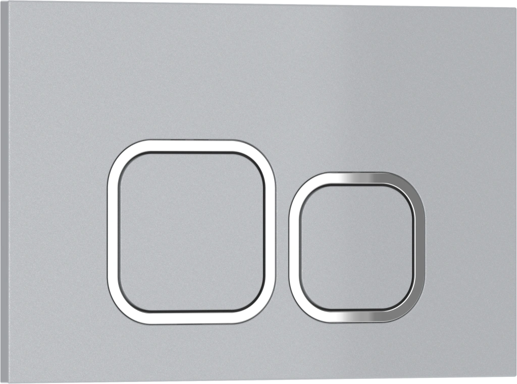 Комплект 2в1 IBERICA BLANCA инсталляция SILENCIO MINI, кнопка смыва ESTI-Q хром матовый (IB.001M.834)