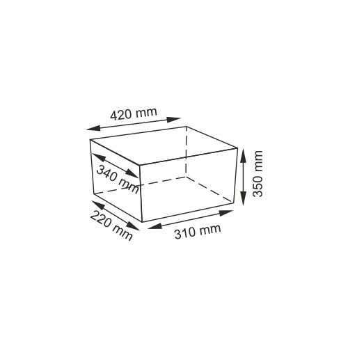 Корзина WasserKraft Weser WB-780-M от магазина Vanna-Vanna.ru!