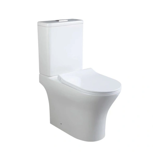 Унитаз SantiLine SL-5044 напольный, безободковый, белый от магазина Vanna-Vanna.ru!