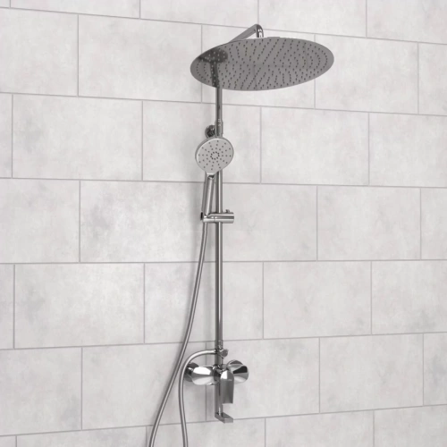 Душевая стойка WasserKraft A166.117.127.087.CH хром от магазина Vanna-Vanna.ru!