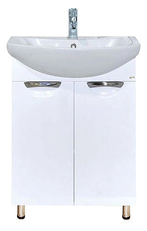 Тумба с раковиной Misty Лаванда 50 белый от магазина Vanna-Vanna.ru!