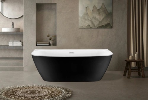 Ванна Esbano San Marino (black) 1700x800x580