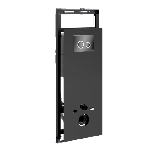 Инсталляция WasserKraft Salm 27TLT.010.ME.BL.PB01 для подвесного унитаза, с кнопкой от магазина Vanna-Vanna.ru!