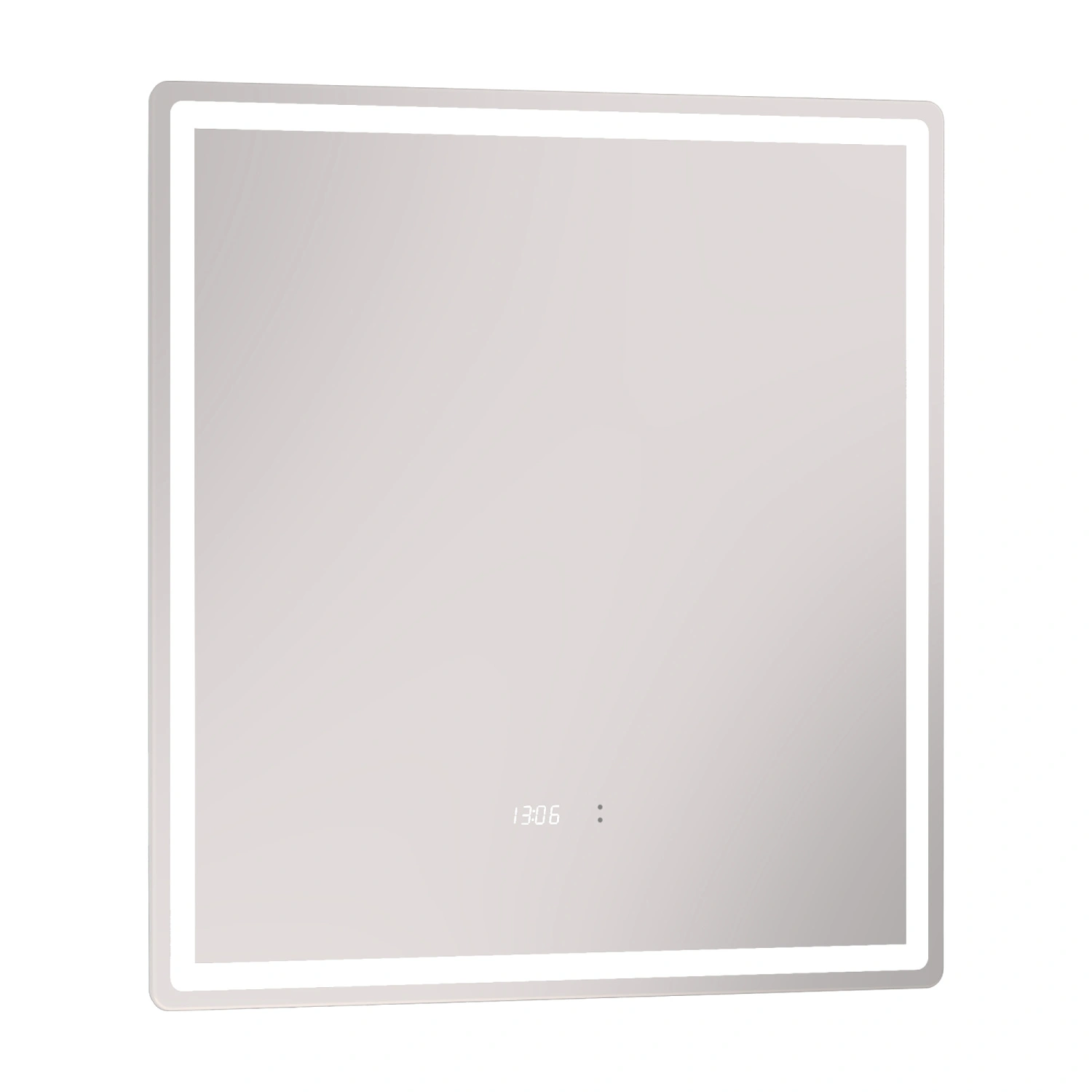 Зеркало Vigo Geometry Luxe 700 свет, сенсор, часы, антизапотевание от магазина Vanna-Vanna.ru!