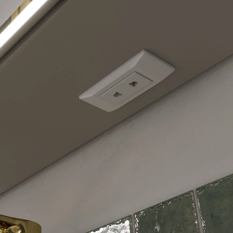 Зеркало-шкаф EQUIL Desert 57 с подсветкой, L, амарок