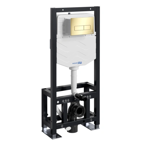 Инсталляция WasserKraft Dill 61TLT.010.ME.PG03 для подвесного унитаза, с кнопкой от магазина Vanna-Vanna.ru!