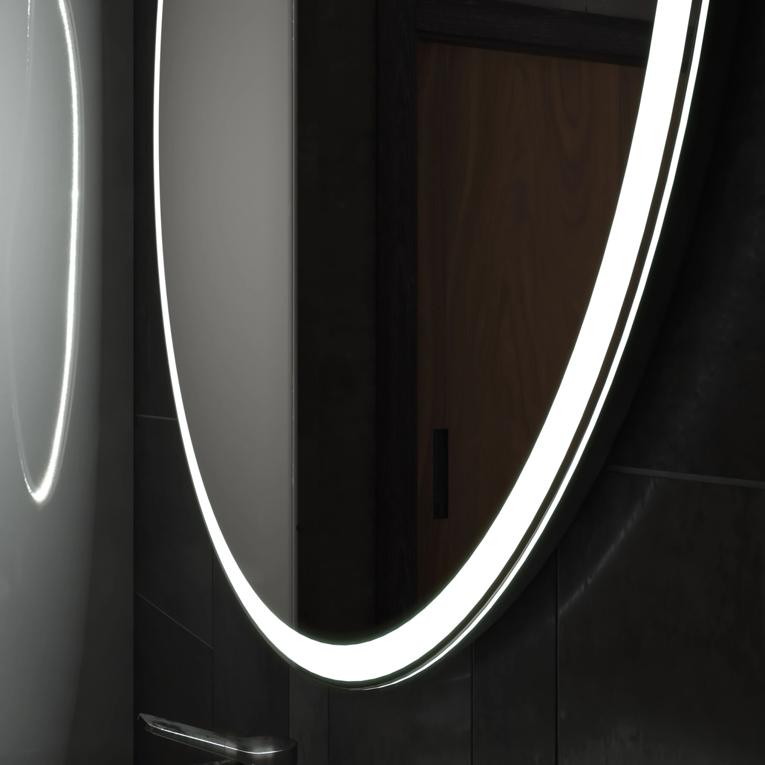 Зеркало Vigo Cosmo Comfort 70 свет, сенсор, антизапотевание от магазина Vanna-Vanna.ru!