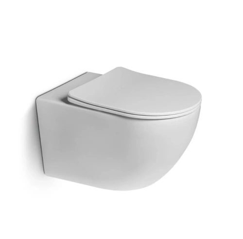 Унитаз SantiLine SL-5002MW подвесной, с микролифтом, белый матовый от магазина Vanna-Vanna.ru!
