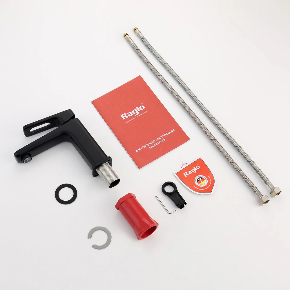Смеситель для раковины Raglo R51.10.06, черный от магазина Vanna-Vanna.ru!
