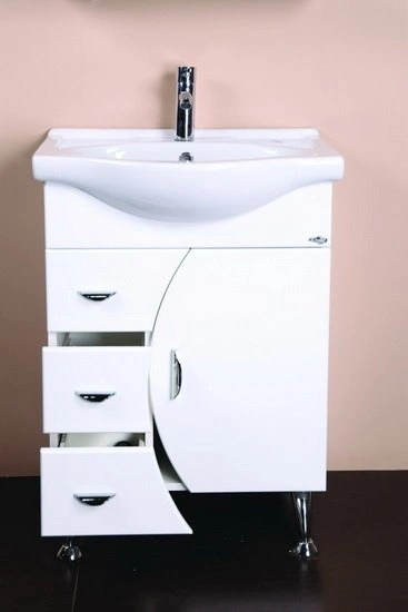 Мебель для ванной Onika Луна 60.106 комплект, напольный, белый от магазина Vanna-Vanna.ru!