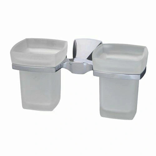 Стакан для щеток двойной WasserKraft Wern K-2528D хром