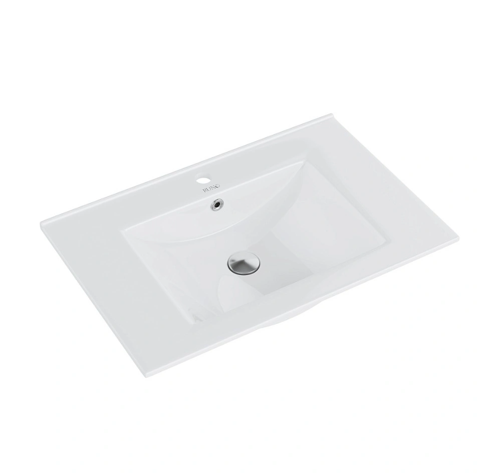 Тумба напольная Runo Лина 60 с раковиной Teffy 60, белый от магазина Vanna-Vanna.ru!